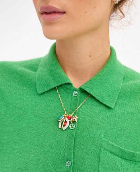 Gigi Charm Necklace - Multi Color