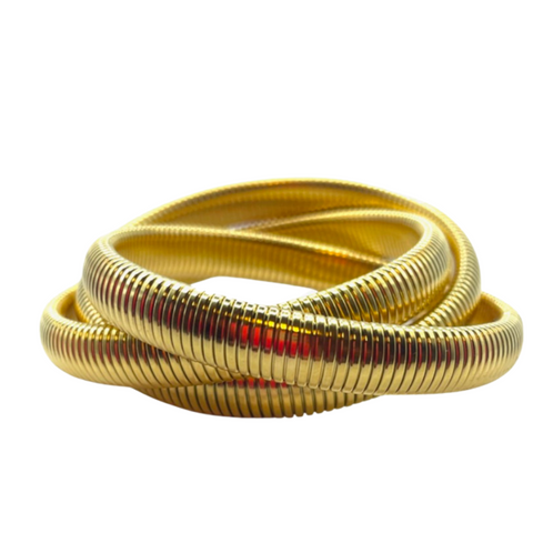 Gold Twisted Cobra Bracelet