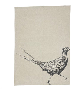 Linen Tea Towel - Pheasant