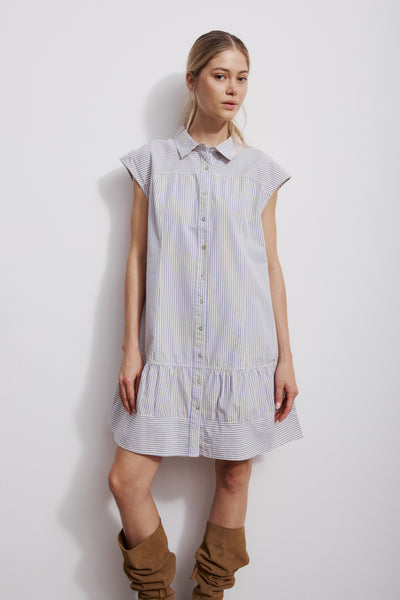 Laia - Blue Pin Stripe