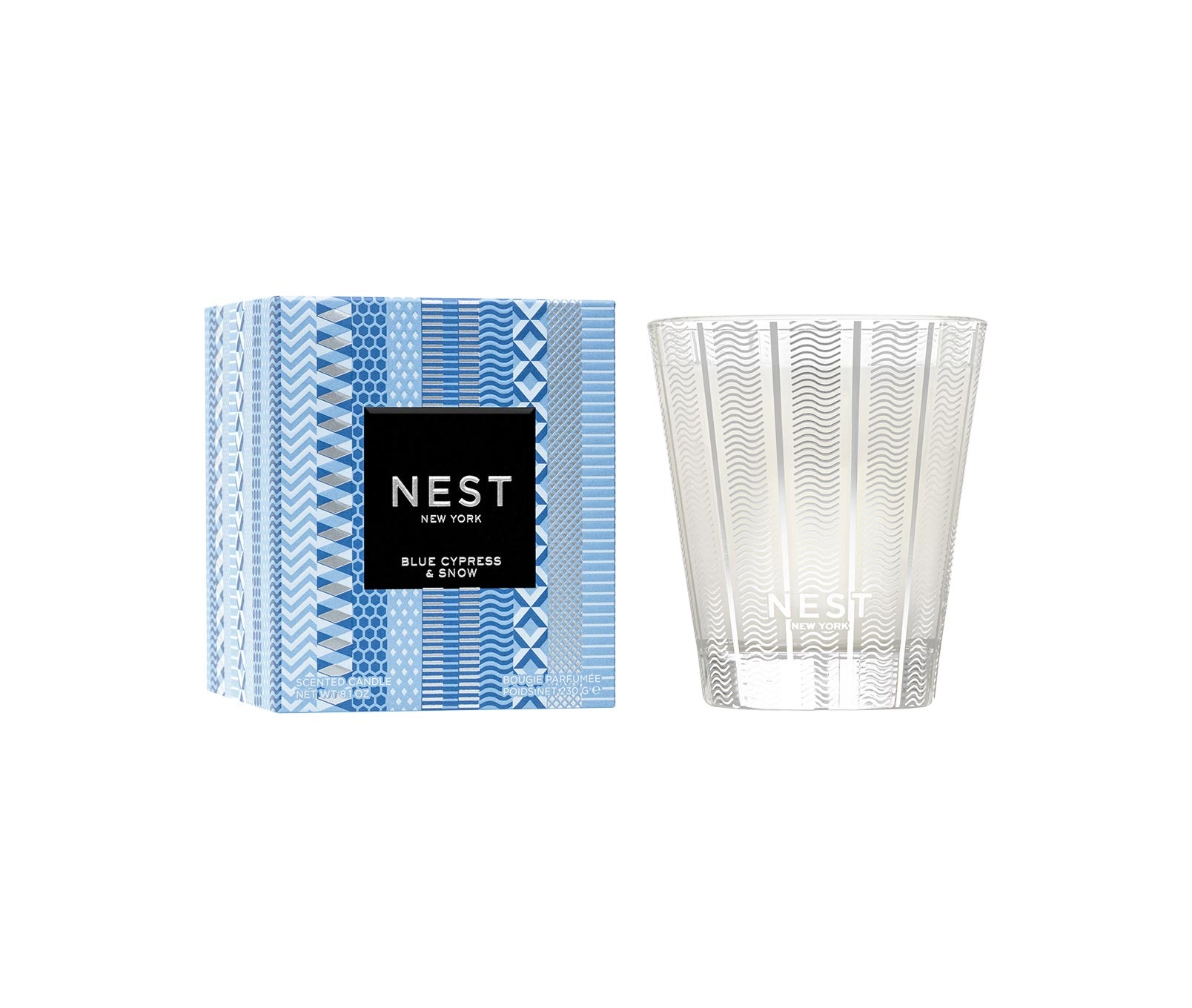 Blue Cypress & Snow - Classic Holiday Candle by Nest