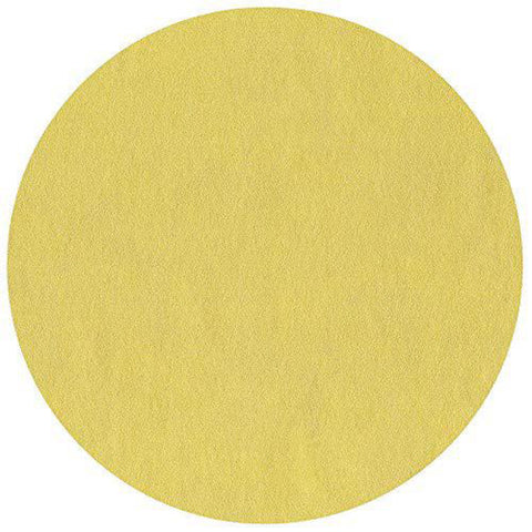 Caspari Gold Luster Placemat, Round Felt-Backed