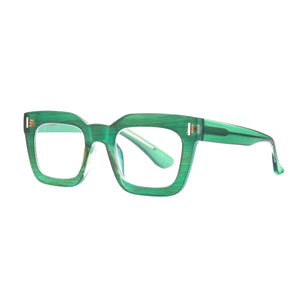 Raz Green/Brown Stripes Blue Light Readers