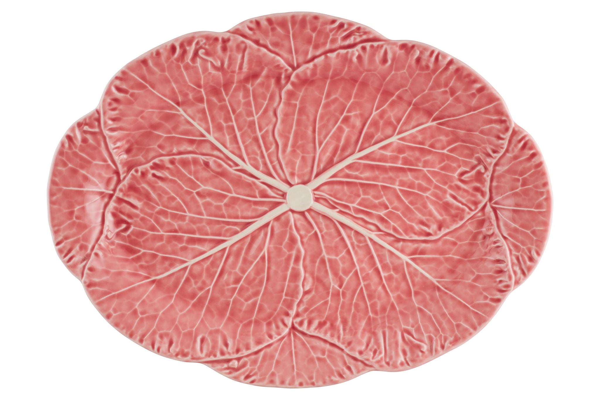 Cabbage Pink Oval Platter 15" (small)