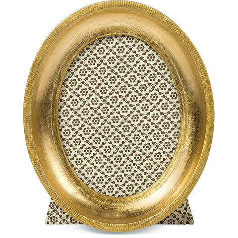 3" Oval Gold Leaf Florentine Frame by Cavallini