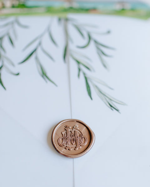 Mary Margaret and Davis - Rosemary Beach Wedding Invitations