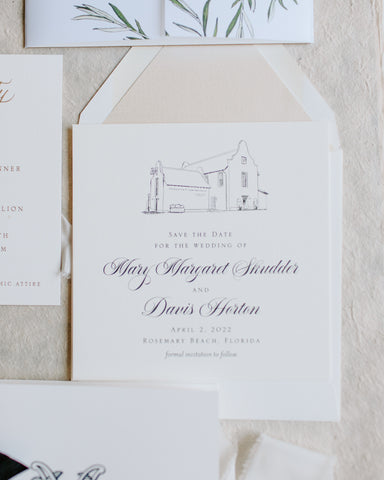Mary Margaret and Davis - Rosemary Beach Save the Dates