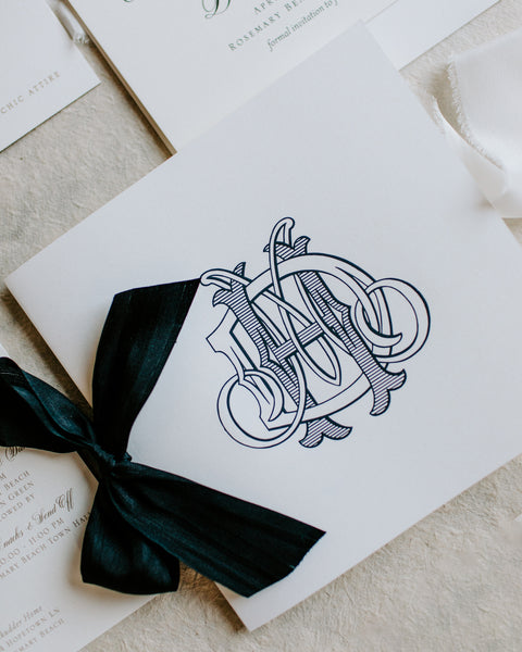 Mary Margaret and Davis - Rosemary Beach Wedding Invitations