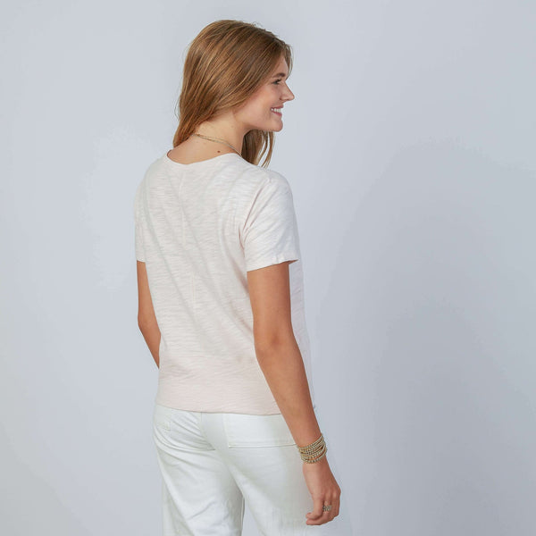 Celia Perfect Length Tee in Pink - Short Sleeve