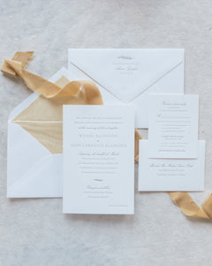 Wilder and John Lawrence - Rosemary Beach Wedding Invitations