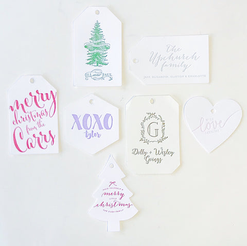 Letterpress Gift Tags *Top Sellers*