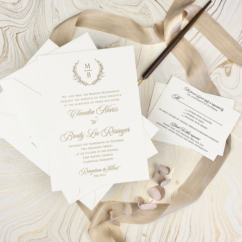 Maris Wedding Invitation - Deposit Listing