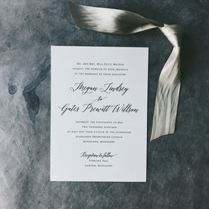 Watson Wedding Invitation - Deposit Listing