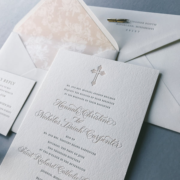 Carpenter Wedding Invitation - Deposit Listing