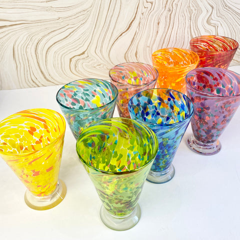 Kingston Glass Studio Speckle Cups