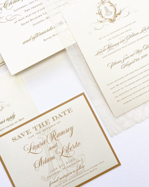 Ramsey Wedding Invitation - Deposit Listing