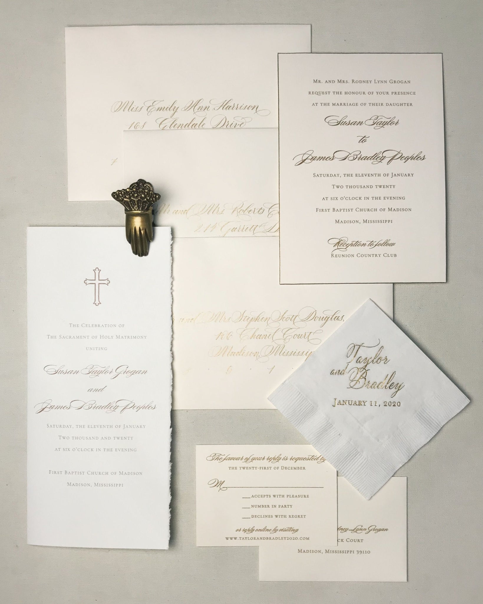 Grogan Wedding Invitation - Deposit Listing