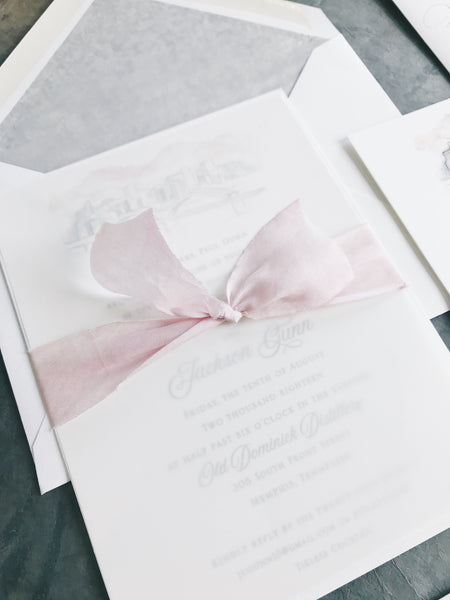 Pricey Wedding Invitation - Deposit Listing