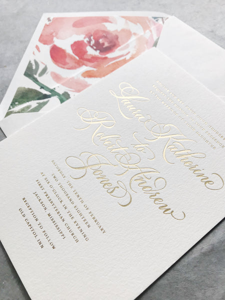 gold-calligraphy-floral-liner-wedding-invitation