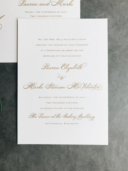 gold-monogram-script-wedding-invitation-classy