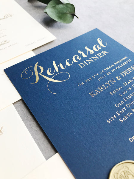 Karlyn Rehearsal Dinner - Deposit Listing