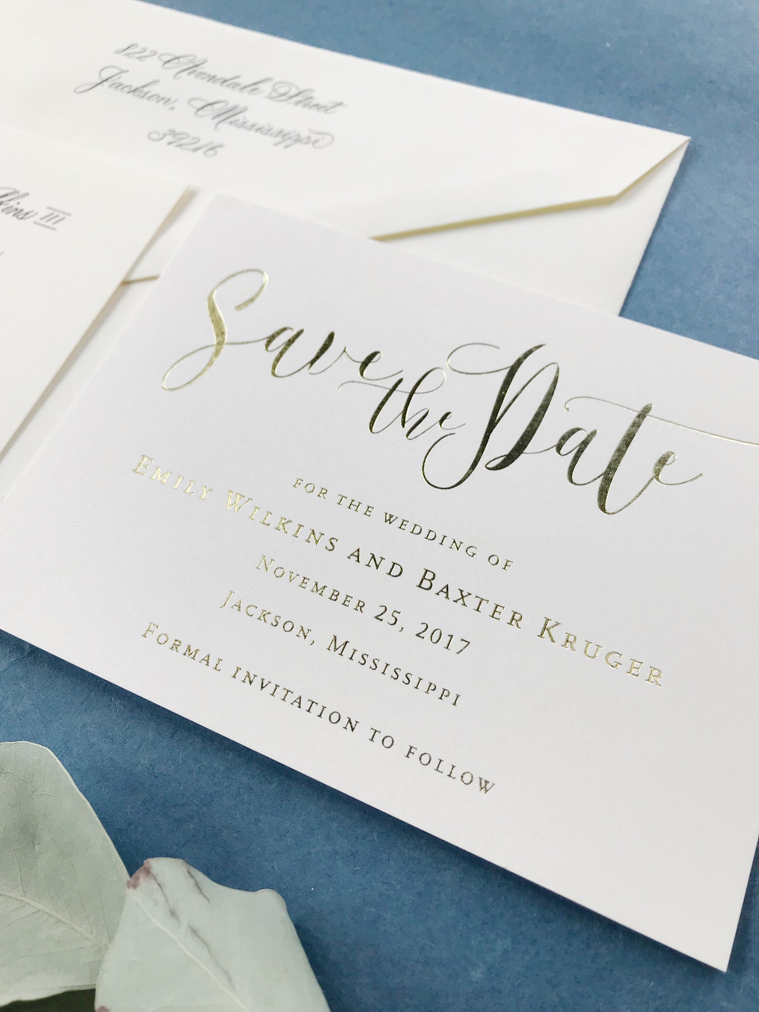 Emily Save the Date - Deposit Listing