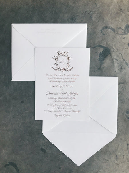Blakeney Wedding Invitation - Deposit Listing