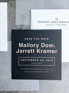 Mallory Save the Date - Deposit Listing