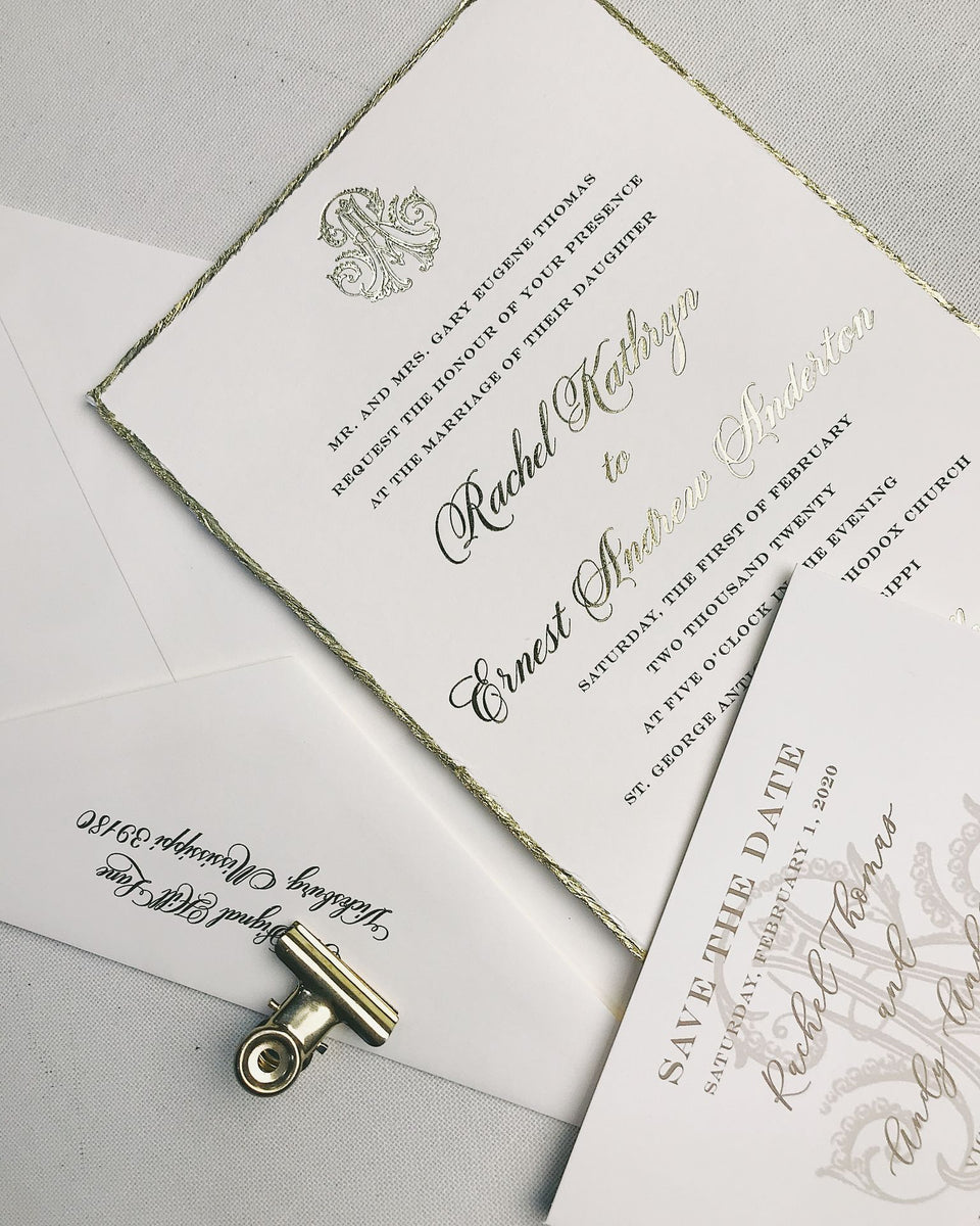 Thomas Wedding Invitation - Deposit Listing – Fresh Ink