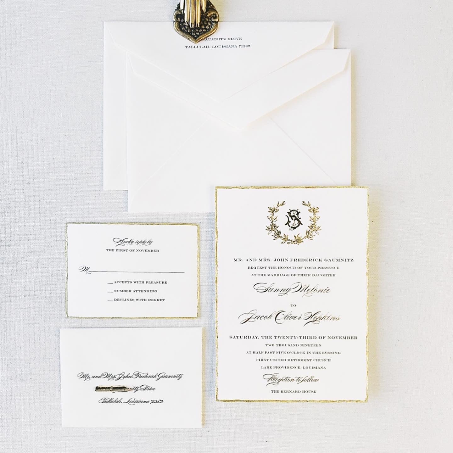 Gaumnitz Wedding Invitation - Deposit Listing