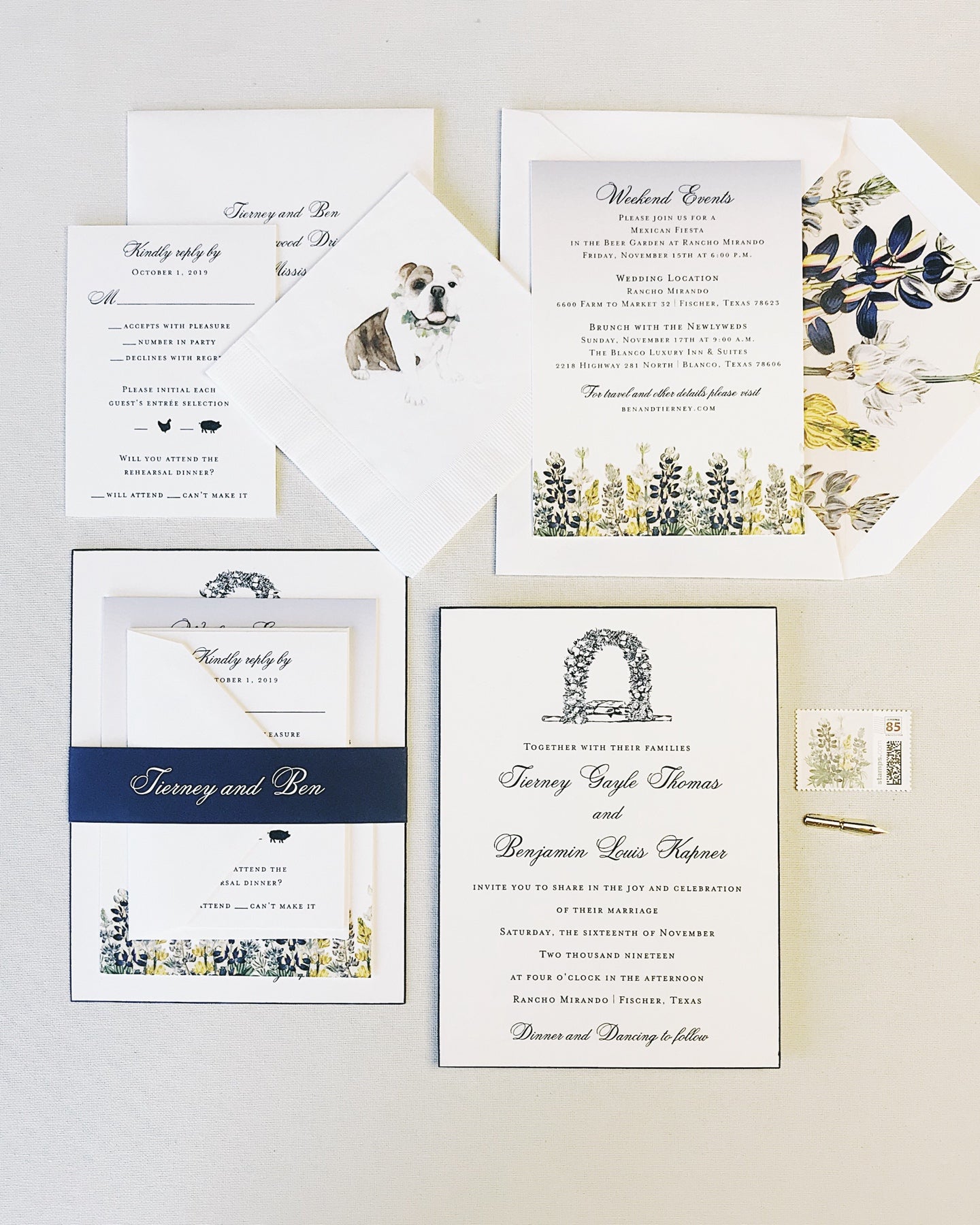 Thomas Wedding Invitation - Deposit Listing