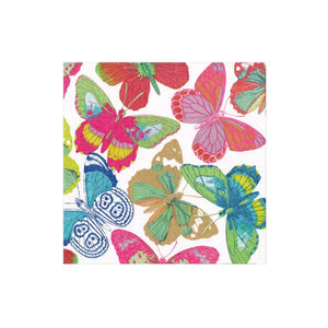 Butterflies Bright Paper Tableware