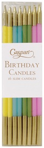 Caspari Slims Birthday Candles