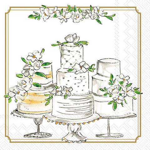 Wedding Cakes Paper Tableware