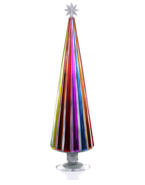 Spectrum Glass Tree Silver