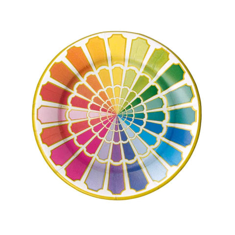 Color Wheel Paper Tableware