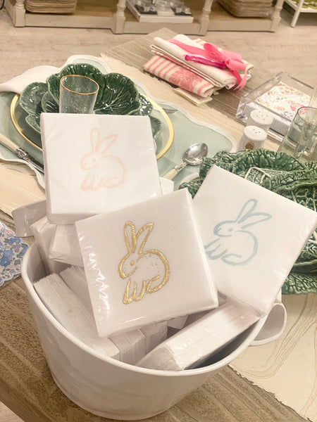Artful Bunny Napkins and Towels