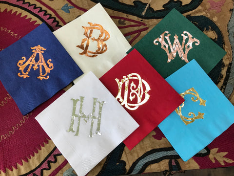 Monogram Napkins