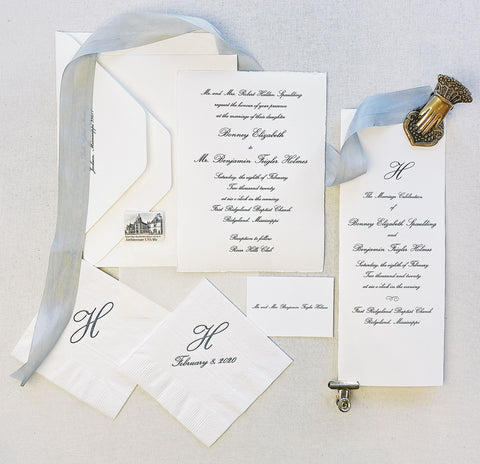 Spaulding Wedding Invitation - Deposit Listing